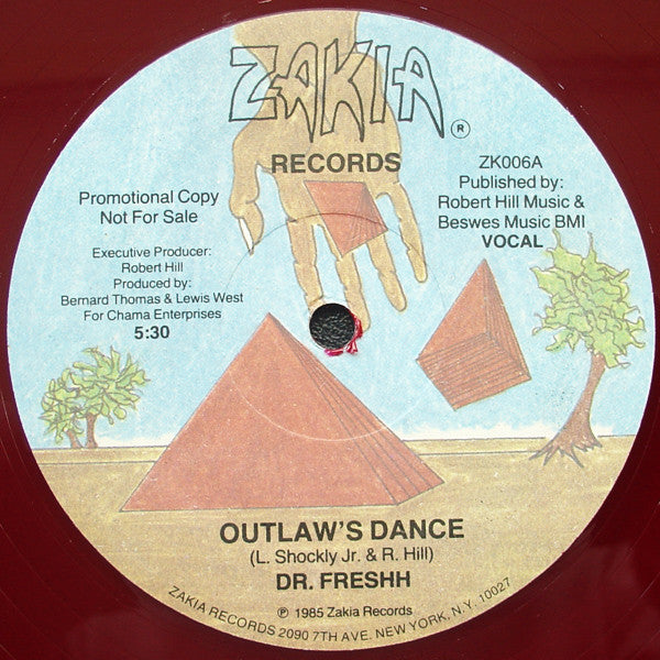 Dr. Freshh - Outlaw's Dance (12", Promo, Mar) - USED
