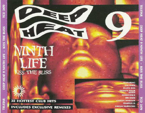 Various - Deep Heat 9 (Ninth Life - Kiss The Bliss) (2xCD, Comp, Dis) - USED