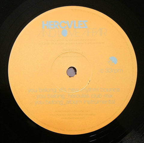 Hercules And Love Affair* - You Belong (2x12", Promo) - USED