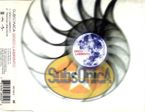 Subsonica - Disco Labirinto (CD, Single, Enh) - USED