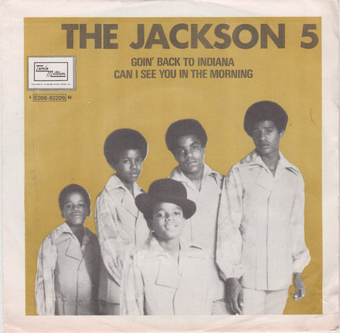 The Jackson 5 - Goin' Back To Indiana (7") - USED