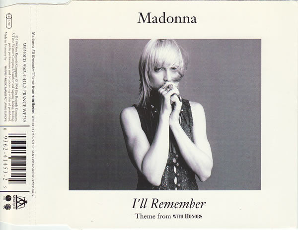 Madonna - I'll Remember (CD, Single, MP) - USED