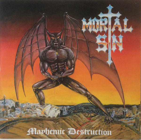 Mortal Sin - Mayhemic Destruction (LP, Album) - USED Mortal Sin - Mayhemic Destruction (LP, Album) - USED