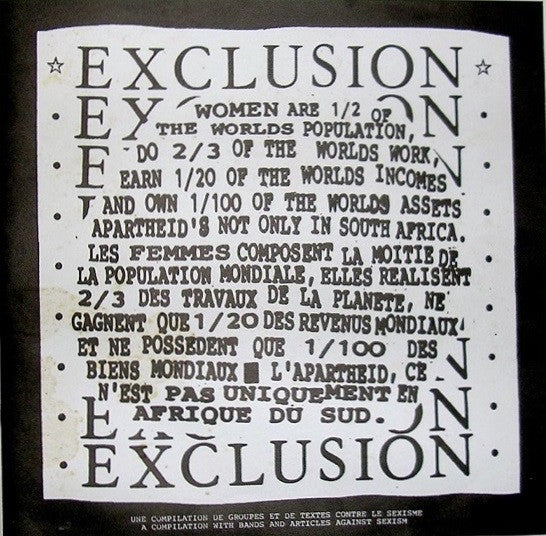 Various - Exclusion (LP, Comp) - USED