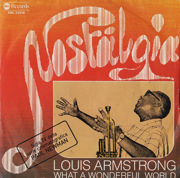 Louis Armstrong - What A Wonderful World (7", Single) - USED