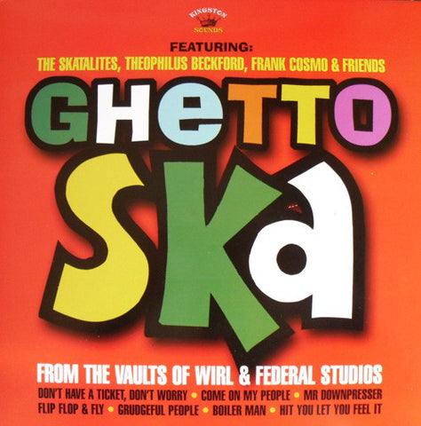 Various - Ghetto Ska - From The Vaults Of Wirl & Federal Studios (LP, Comp) - NEW