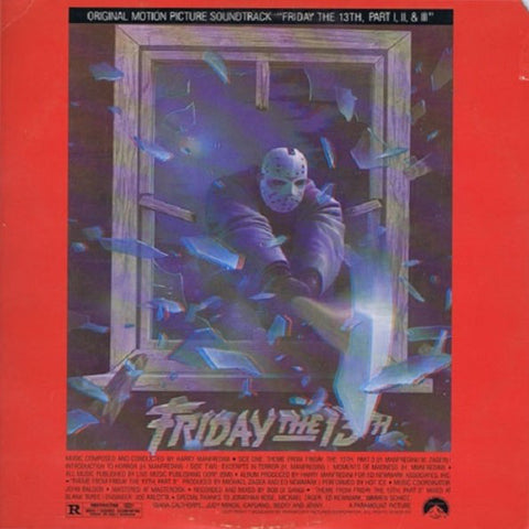 Harry Manfredini - Friday The 13th, Part I, II, & III (Original Motion Picture Soundtrack) (LP, Album) - USED