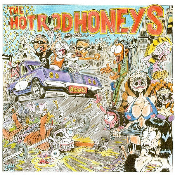 The Hot Rod Honeys - Adios, Farewell, Goodbye ... So Long (7", EP, Red) - NEW