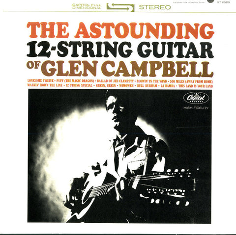 Glen Campbell - The Astounding 12-String Guitar Of Glen Campbell (LP, Album) - USED