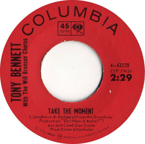 Tony Bennett - If I Ruled The World / Take The Moment (7") - USED