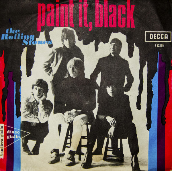 The Rolling Stones - Paint It, Black (7", Single) - USED