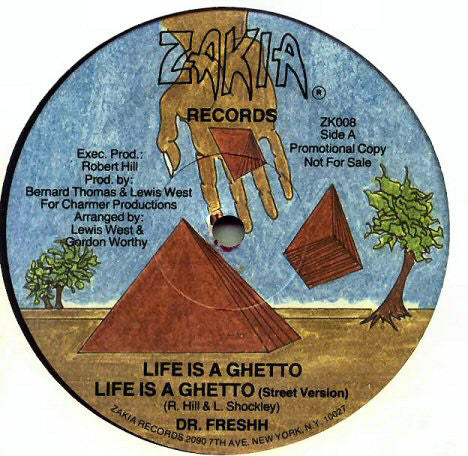 Dr. Freshh - Life Is A Ghetto (12", Promo, Mar) - USED