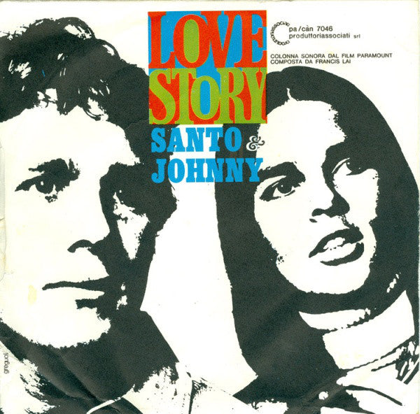 Santo & Johnny - Love Story  (7") - USED