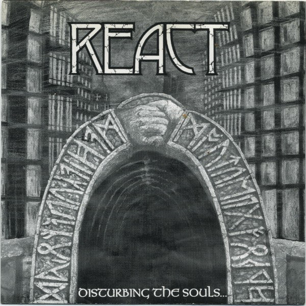 React (4) - Disturbing The Souls...Of Buried Rage (7", EP) - USED