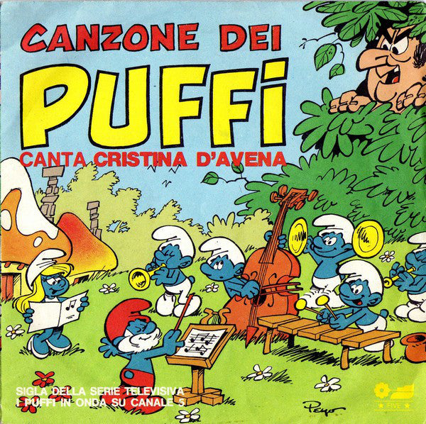 Cristina D'Avena - Canzone Dei Puffi (7", Single) - USED