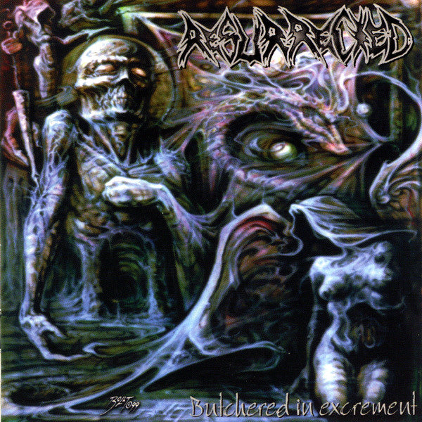 Resurrected - Butchered In Excrement (CD, Album) - USED