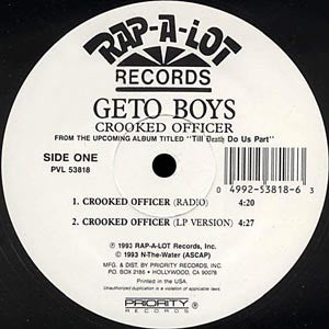 Geto Boys - Crooked Officer (12") - USED