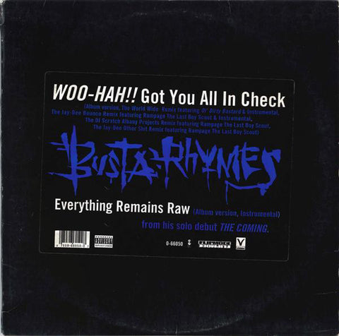 Busta Rhymes - Woo-Hah!! Got You All In Check (12") - USED