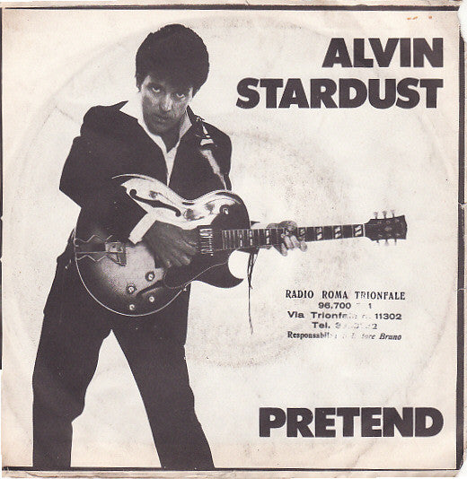 Alvin Stardust - Pretend (7", Promo) - USED