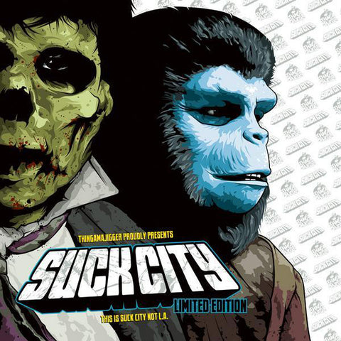 Various - Suck City - Limited Edition - This Is Suck City Not L.A. (LP, Comp, Whi) - NEW