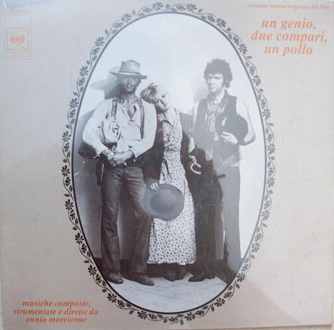 Ennio Morricone - Un Genio, Due Compari, Un Pollo (LP, Album) - USED