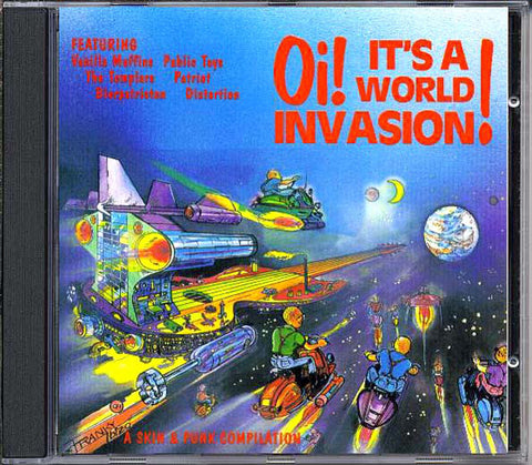 Various - Oi! It's A World Invasion! (CD, Comp) - USED