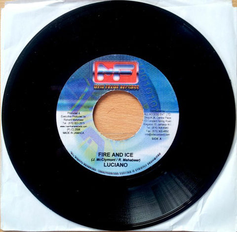 Luciano (2) - Fire And Ice (7") - USED