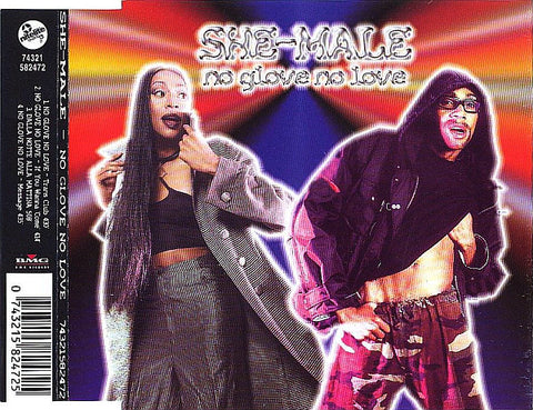 She-Male - No Glove, No Love (CD, Single) - USED