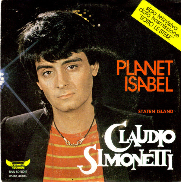 Claudio Simonetti - Planet Isabel  (7") - USED