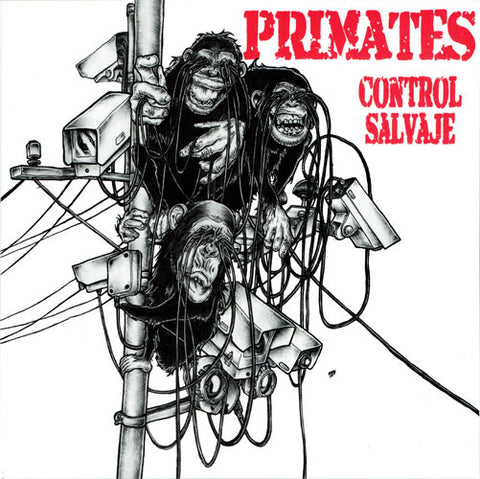 Primates - Control Salvaje (7", EP) - USED