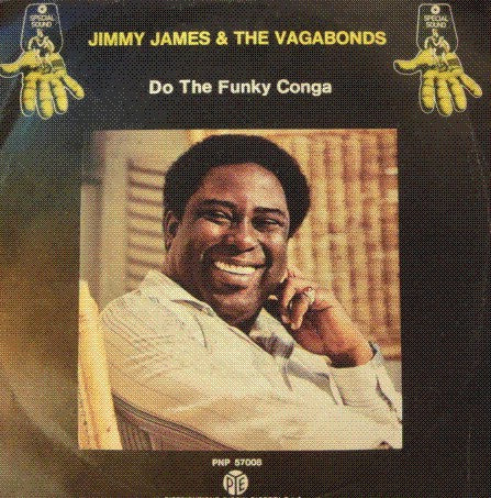 Jimmy James & The Vagabonds - Do The Funky Conga (7", Single) - USED