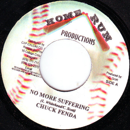 Chuck Fenda* - No More Suffering (7") - USED