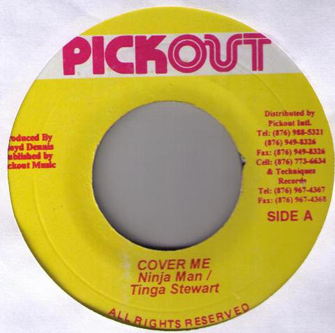 Ninja Man* / Tinga Stewart - Cover Me (7", RP) - USED