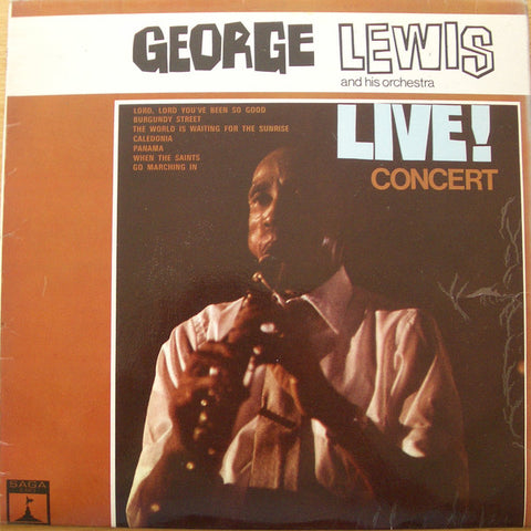 George Lewis & His Orchestra* - Live Concert (LP) - USED
