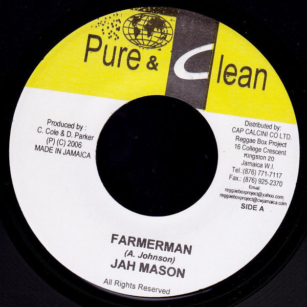Jah Mason / Virgo Man - Farmerman / Help The People (7") - USED
