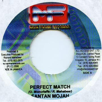 Fantan Mojah / Deputy (3) & Brian Bentley (2) - Perfect Match / Jah Alone (7", RE) - USED