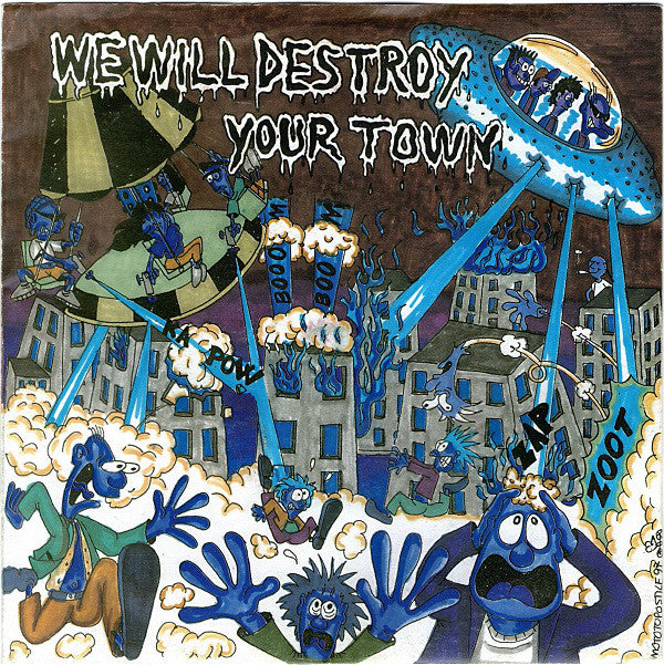 Semprefreski / Merrygoround (2) - We Will Destroy Your Town (7", EP) - USED