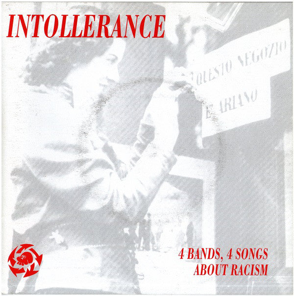 Various - Intollerance (4 Bands, 4 Songs About Racism) (7", EP) - USED