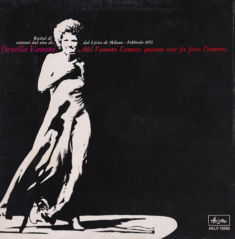 Ornella Vanoni - Ah! L'Amore L'Amore Quante Cose Fa Fare L'Amore (LP, Album, Gat) - USED
