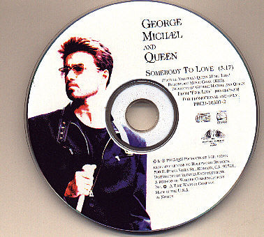 George Michael And Queen - Somebody To Love (CD, Single, Promo) - USED