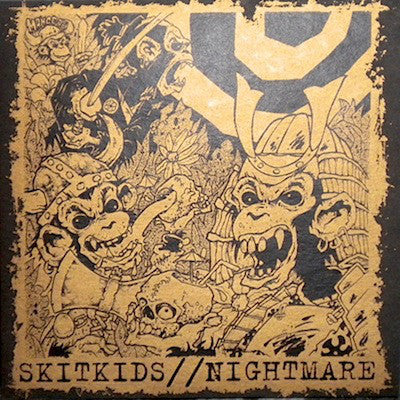 Skitkids / Nightmare (6) - Skitkids / Nightmare (7", Ltd, Blu) - USED