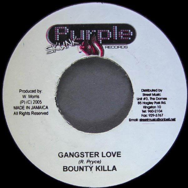 Bounty Killa* - Gangster Love (7") - USED