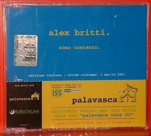 Alex Britti - Sono Contento / Io Con La Ragazza Mia, Tu Con La Ragazza Tua (CD, Single) - NEW