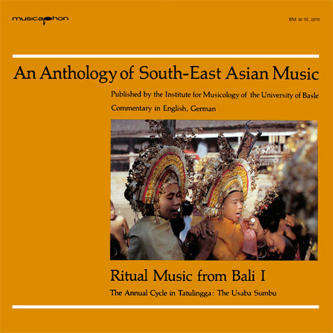 Various - Ritual Music From Bali I - Music Of The Annual Cycle In Tatulingga: The Usaba Sumbu (LP, Album) - USED