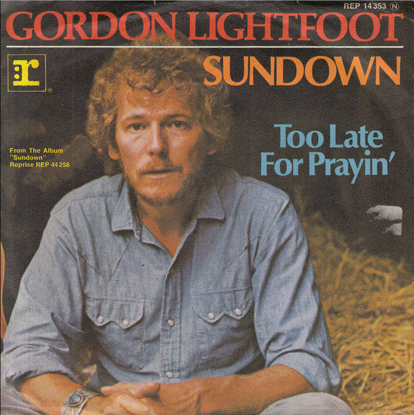 Gordon Lightfoot - Sundown (7", Single) - USED