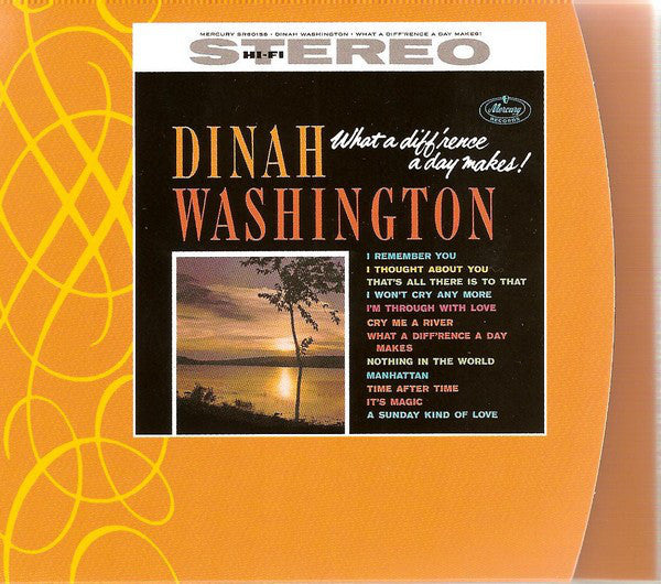 Dinah Washington - What A Diff'rence A Day Makes! (CD, Album, RE, Dig) - USED