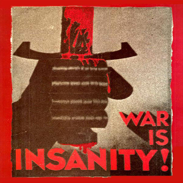 Various - War Is Insanity! (LP, Comp, Red) - USED