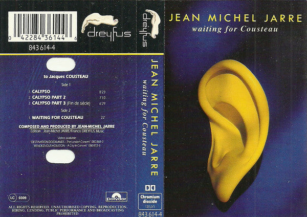 Jean-Michel Jarre - Waiting For Cousteau (Cass, Album) - NEW