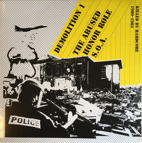Various - Demolition 1 - Killed By Hardcore 1980 - 1983 (LP, Comp, Unofficial, W/Lbl) - USED