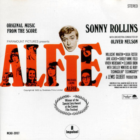 Sonny Rollins With Orchestra Conducted By Oliver Nelson - Original Music From The Score "Alfie" (CD, Album, RE) - USED